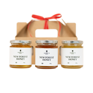 Gift Set 3 x New Forest honey 227g jars